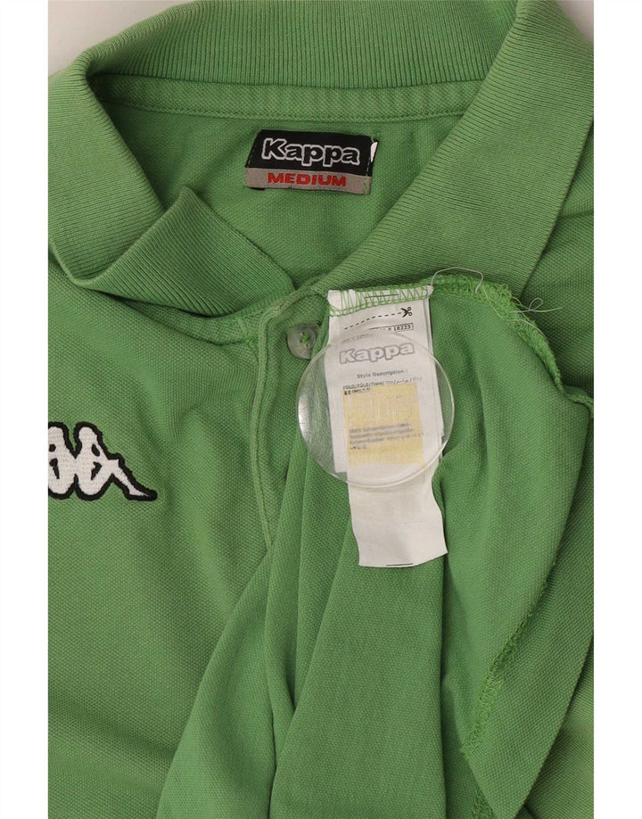 Kappa Polo Homme Vert Moyen Coton
