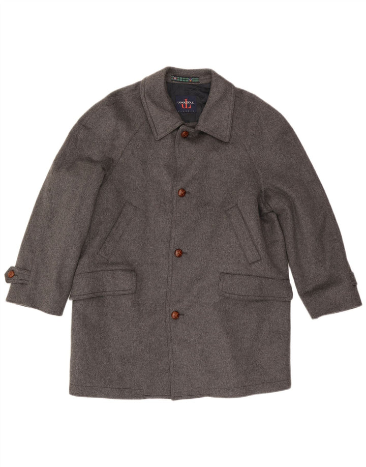 Uomo Lebole Manteau Homme IT 47 Laine Gris Moyen