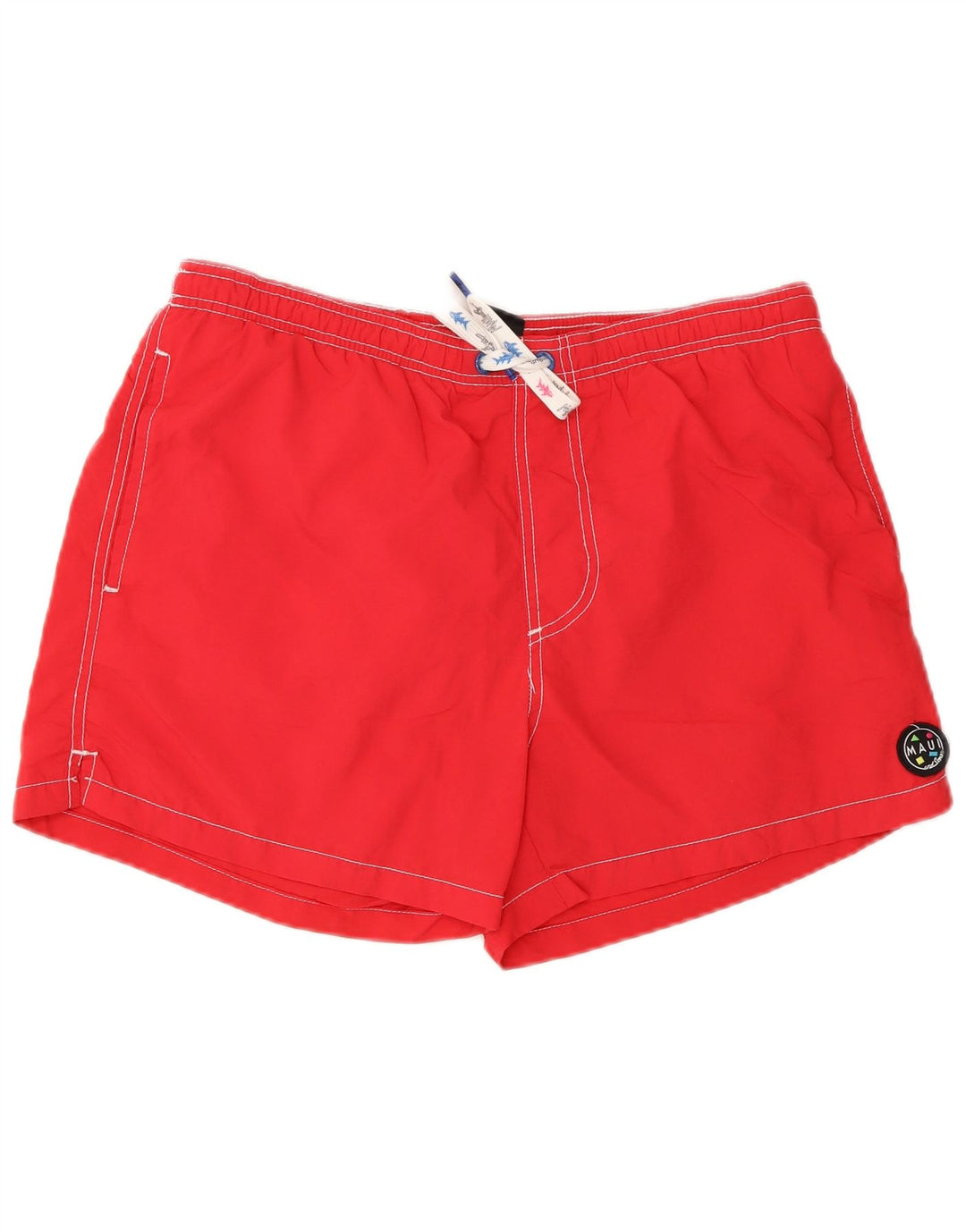 Maui and Sons Short de bain pour homme Taille L Rouge