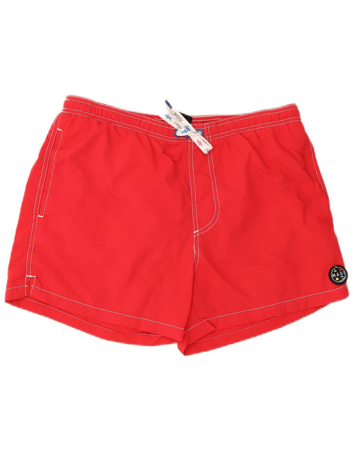 Maui and Sons Short de bain pour homme Taille L Rouge