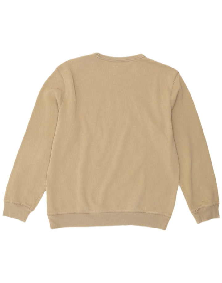 Gap Sweat-Shirt Graphique Homme Coton Beige Moyen