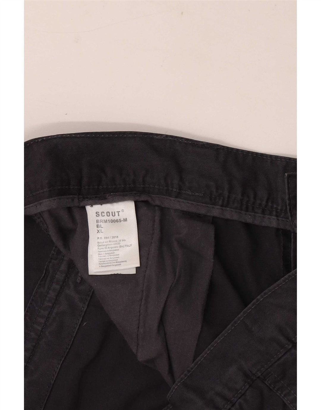 Scout Short Cargo Homme XL Bleu Marine Coton