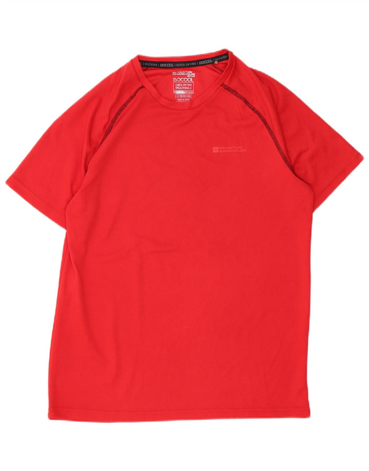 Mountain Warehouse Tee-Shirt IsoCool Homme Rouge Moyen