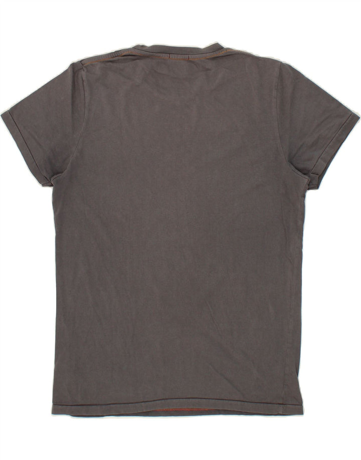 JACK & JONES Mens Graphic T-Shirt Top Large Grey Vintage Jack & Jones and Second-Hand Jack & Jones from Messina Hembry 