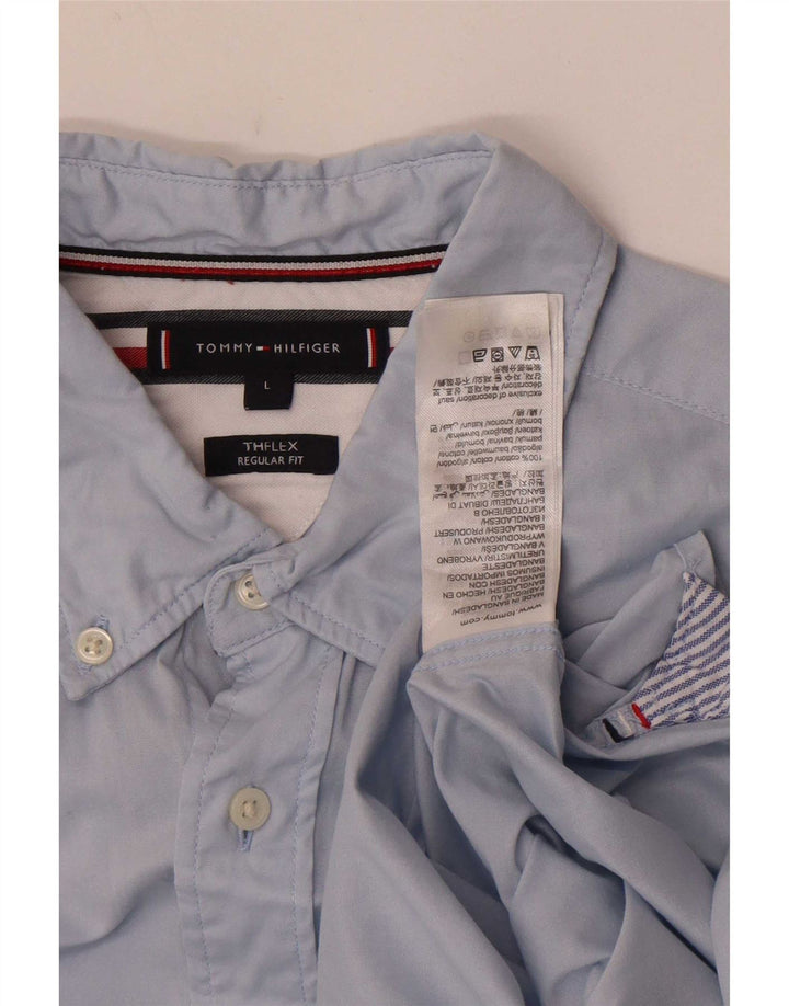 Tommy Hilfiger Chemise Regular Fit Homme Grand Bleu Coton