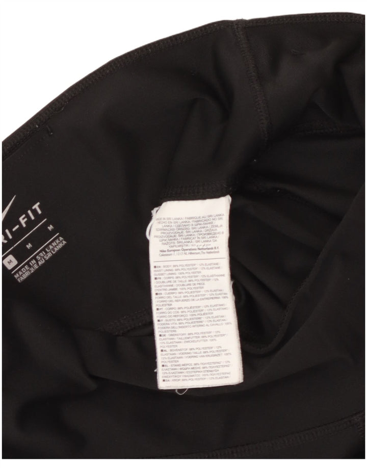 NIKE Legging Dri Fit pour femme UK 44 Polyester noir moyen