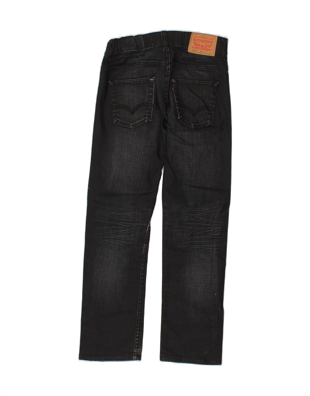 LEVI'S Boys 511 Slim Jeans 9-10 Years W26 L26  Black Cotton Vintage Levi's and Second-Hand Levi's from Messina Hembry 