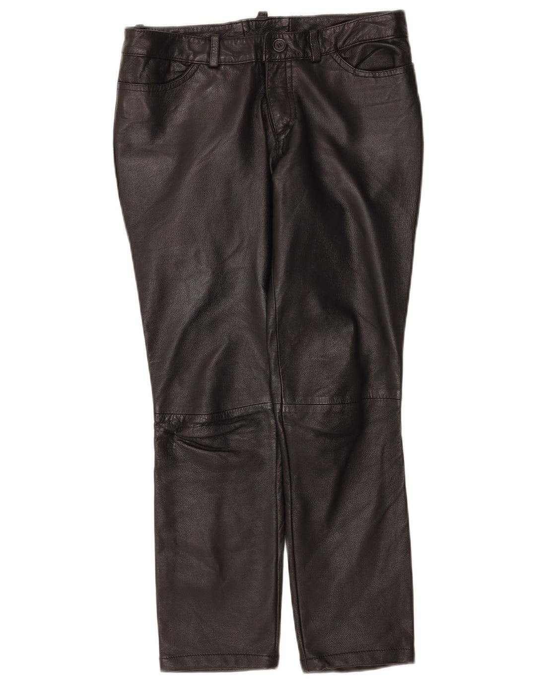 Zen Pantalon en cuir pour femme EU 38 Medium W28 L26 Cuir noir