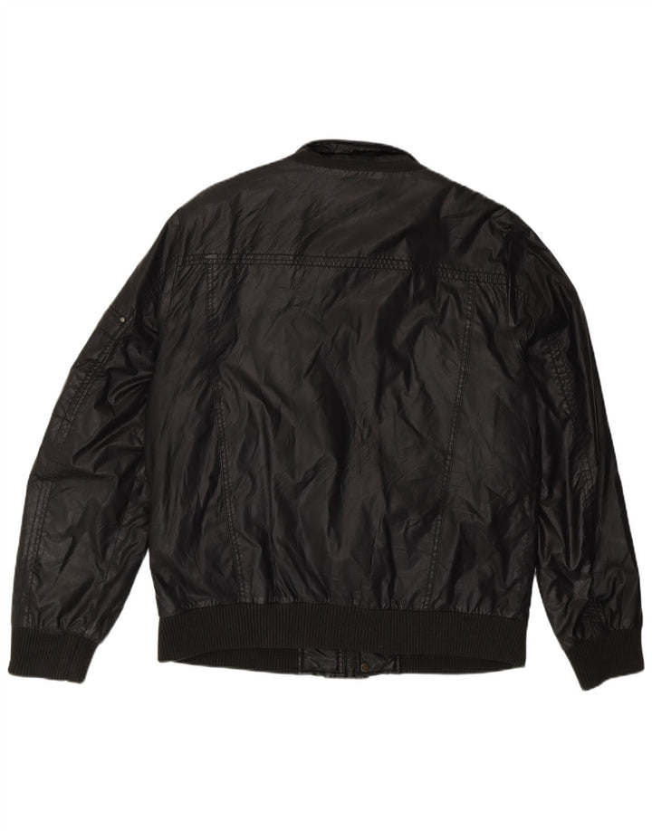 Geox Veste Bomber Respira Homme UK 42 XL Noir Polyester