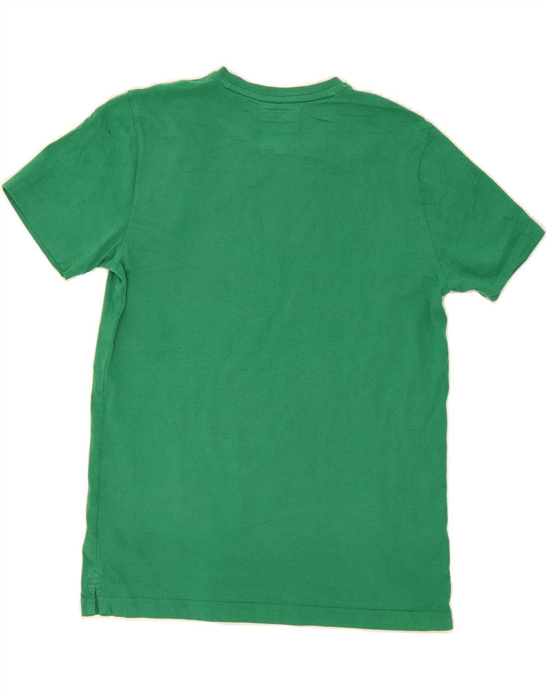 CREW CLOTHING Mens T-Shirt Top Medium Green Cotton Vintage Crew Clothing and Second-Hand Crew Clothing from Messina Hembry 