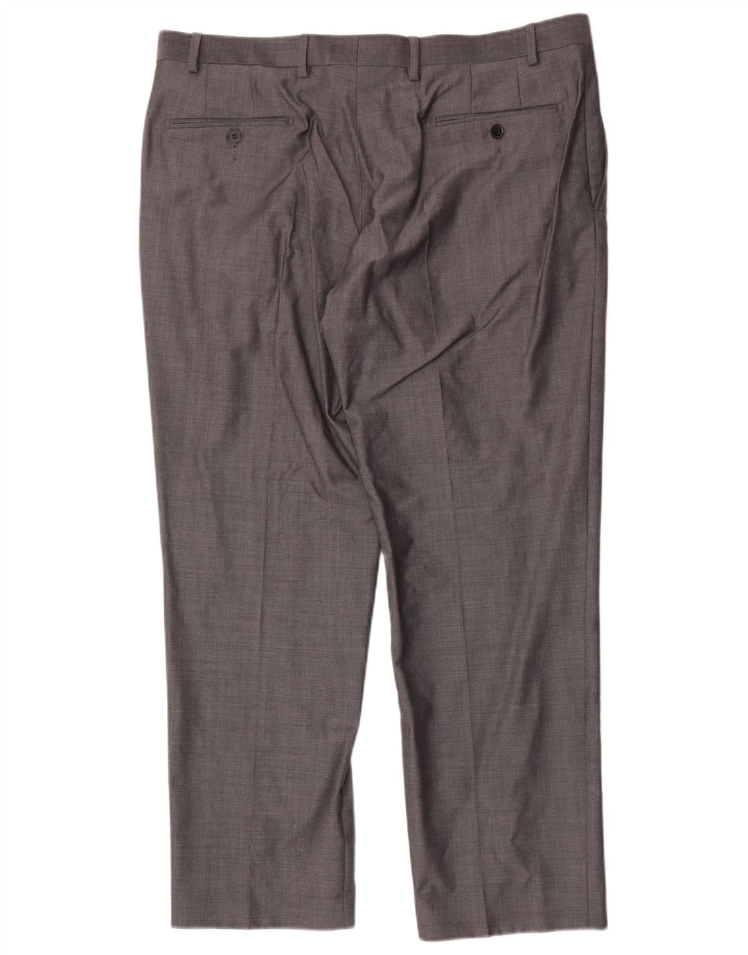 Marks & Spencer Pantalon de costume droit autographe pour homme W38 L29 Gris laine