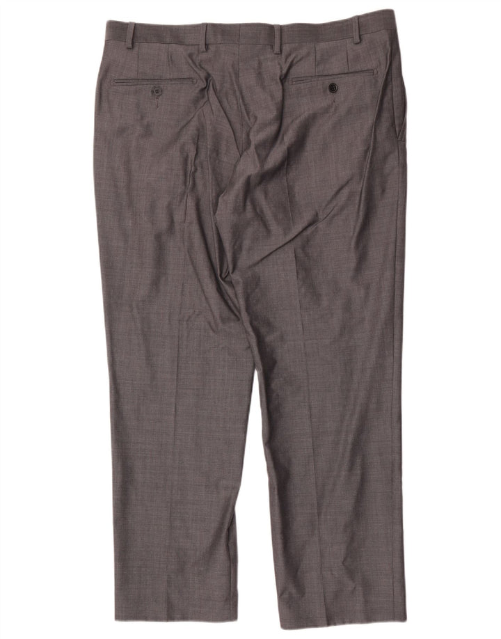 Marks & Spencer Pantalon de costume droit autographe pour homme W38 L29 Gris laine