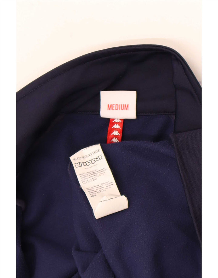 Kappa Veste de Survêtement Graphique Homme Bleu Marine Moyen Colourblock