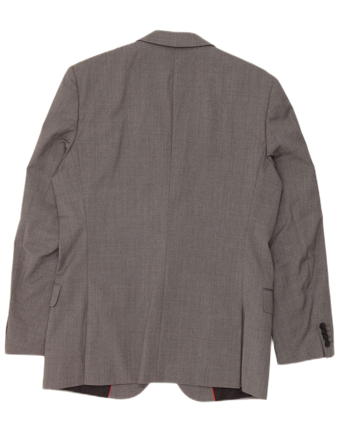 Hugo Boss Veste blazer à 2 boutons pour homme EU 48 Gris moyen laine vierge