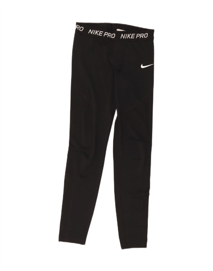 Nike Legging graphique pour femme UK 10 Petit Noir Polyester