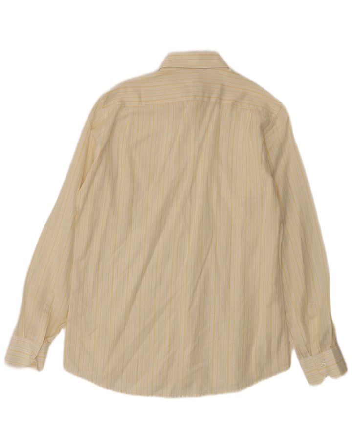 Cerruti 1881 Chemise Homme Taille 39 Rayé Jaune Moyen