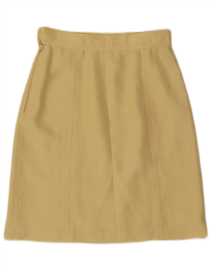 jupe droite femme vintage W26 Petit Jaune