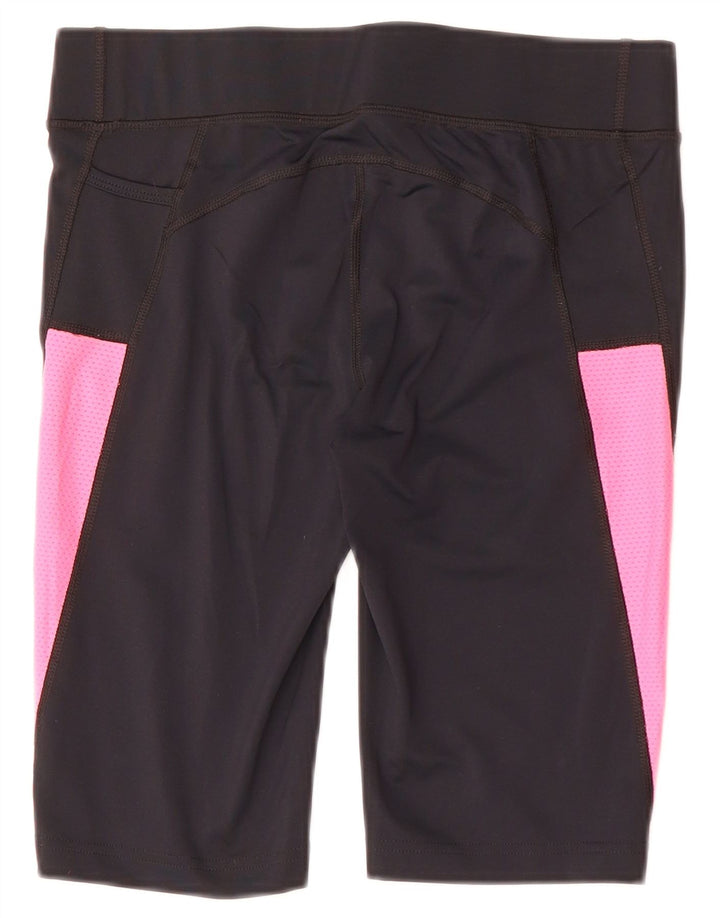 FILA Short de sport pour femme UK 10 Small Noir Colorblock Polyester