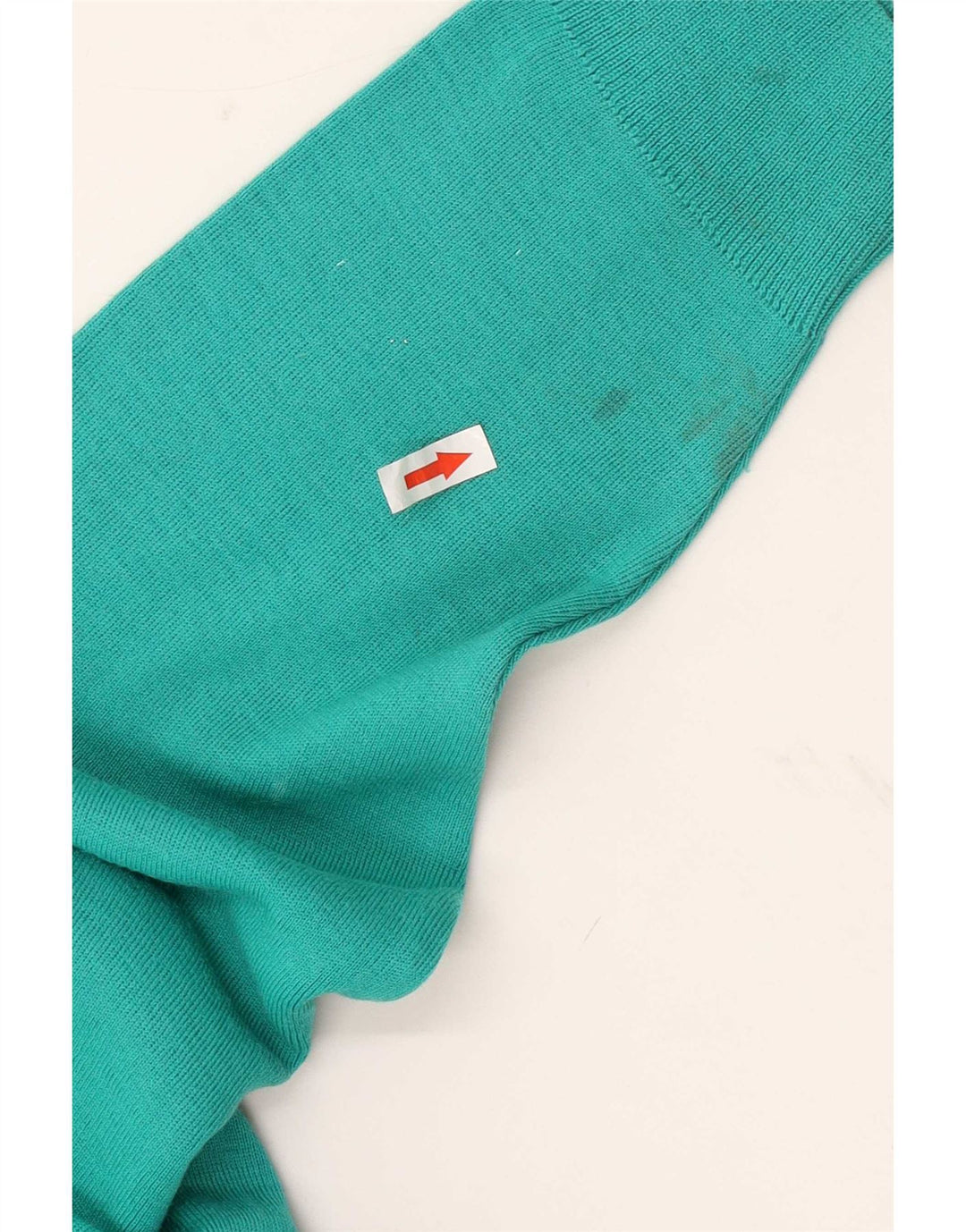 vintage Mens V-Col Jumper Pull Grande Laine Turquoise