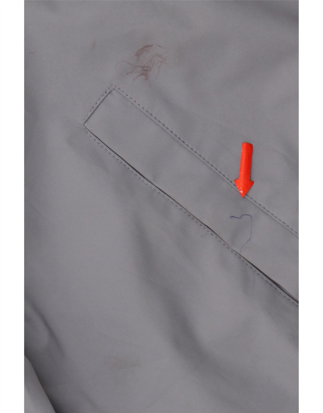 Zara Veste Bomber Homme UK 38 Gris Moyen Polyester