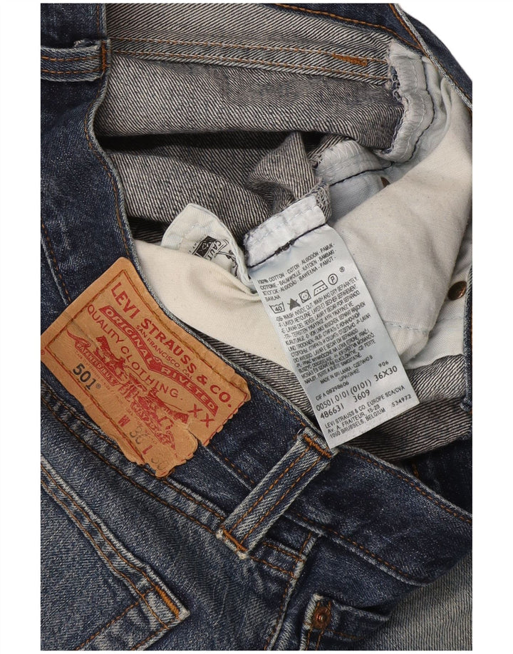 Levi's Jean Droit 501 Homme Bleu W36 L27 Coton