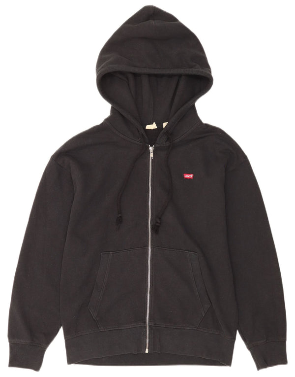Levi's Sweat à Capuche Zippé Homme Noir Moyen Coton