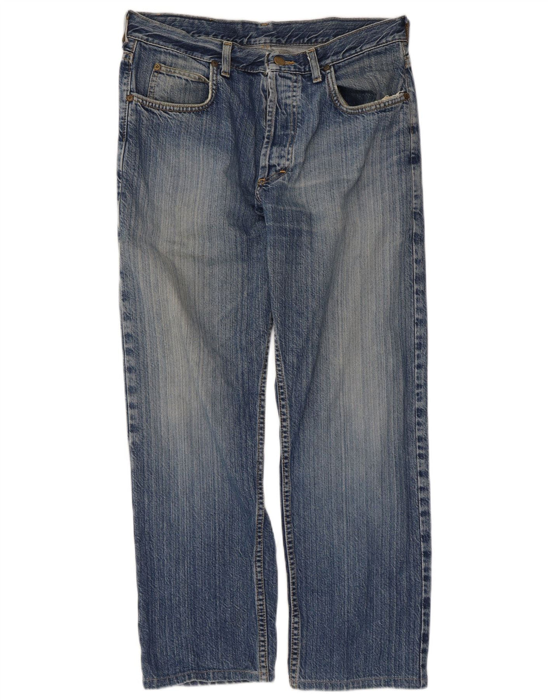 Lee Jean Droit Seattle W34 L27 Homme Bleu Coton