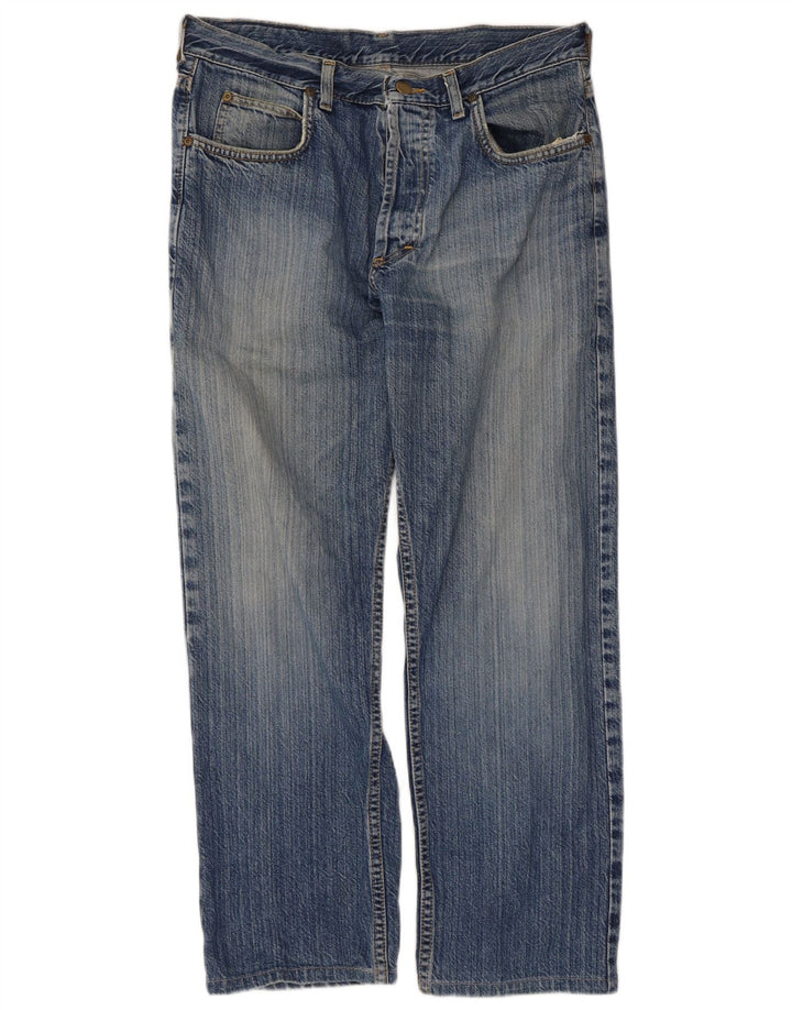 Lee Jean Droit Seattle W34 L27 Homme Bleu Coton