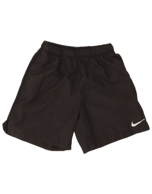 Nike Short de sport Dri Fit pour femme UK 12 Noir moyen Polyester