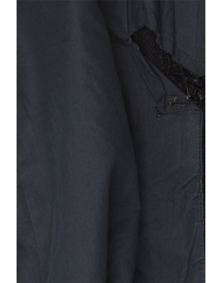 Fay Manteau Homme UK 40 Grande Laine Vierge Bleu Marine