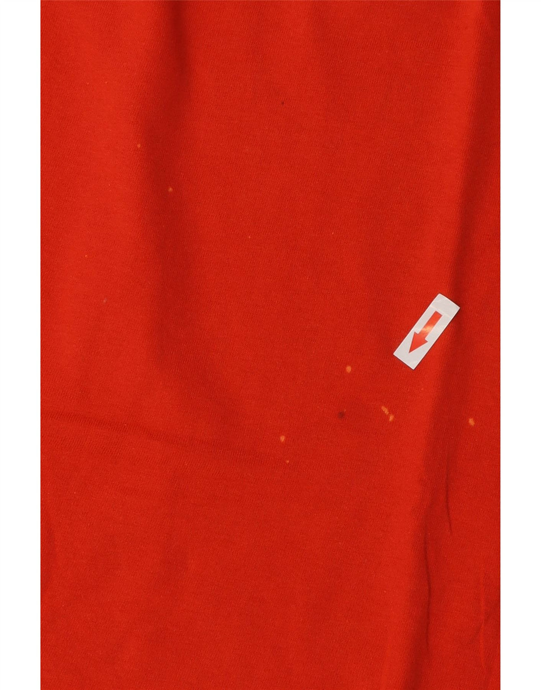 Benetton T-Shirt Graphique Homme Large Orange