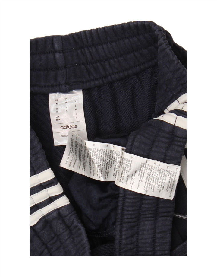 Shorts de sport pour hommes Adidas Taille Medium Bleu marine Coton