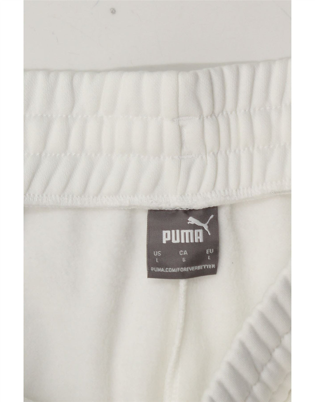PUMA Pantalon de Survêtement Graphique Homme Joggers Large Blanc Colorblock
