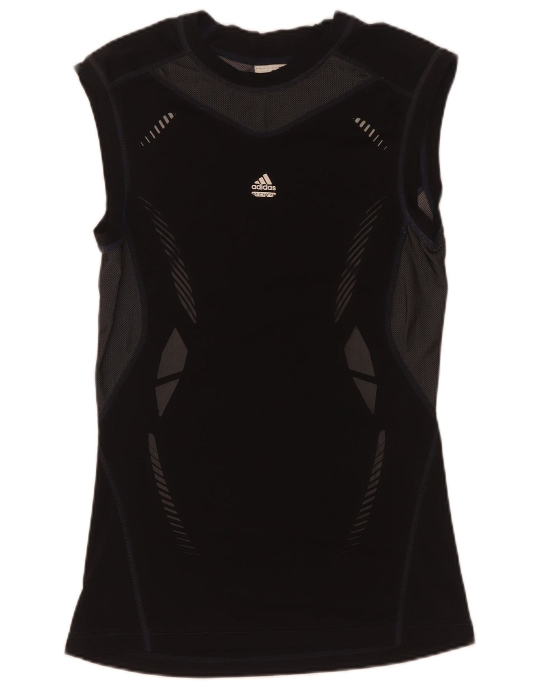 Adidas Hommes Climacool Graphic Débardeur Noir Moyen Colorblock Polyester