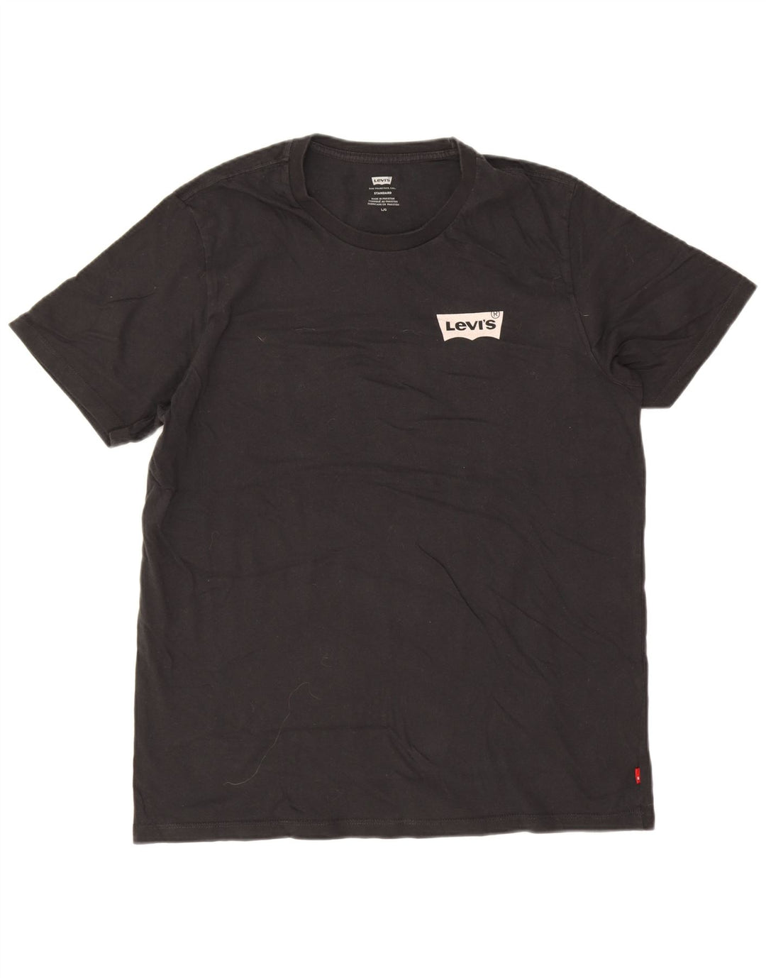 Levi's T-Shirt Standard Homme Noir Large Coton