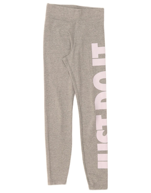 Nike Legging graphique pour femme UK 4 XS Gris Coton