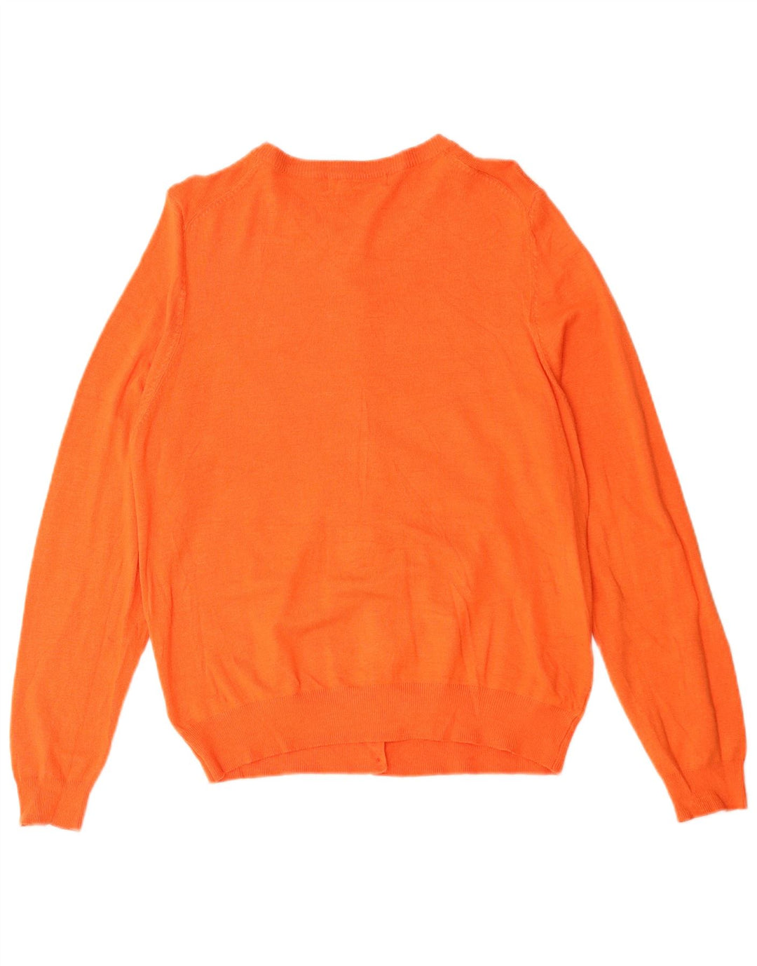 Marks & Spencer Pull Cardigan pour Femme UK 16 Grande Viscose Orange