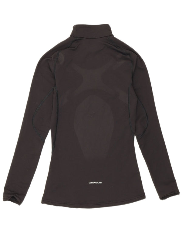 Adidas Climawarm Top à manches longues pour femme UK 4 XS Noir Nylon
