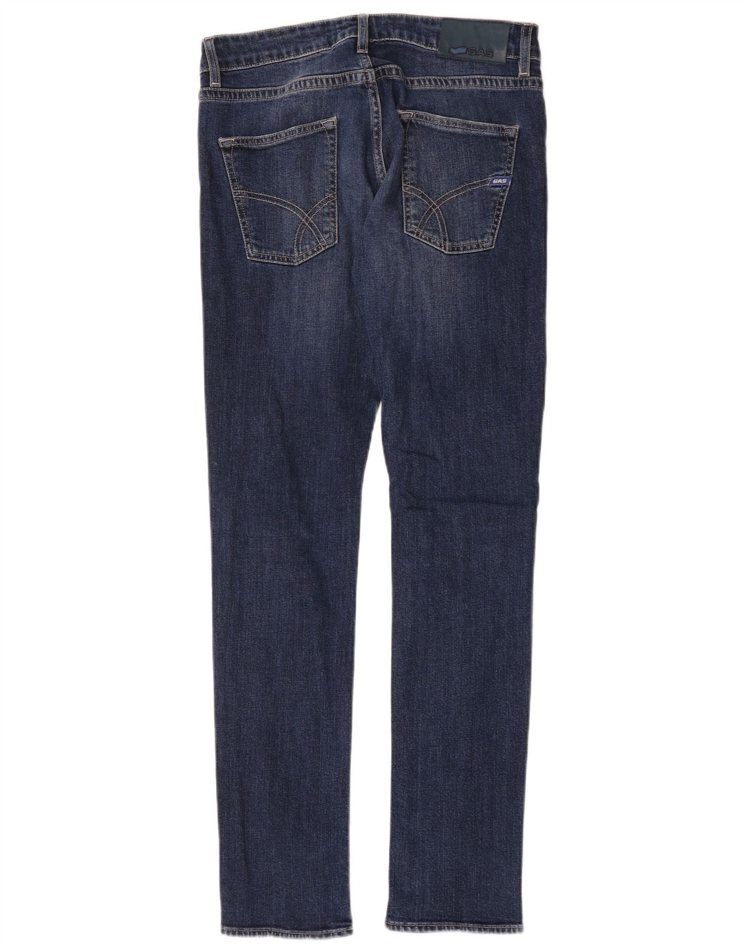 Gas Jean Slim Femme W29 L32 Bleu Coton