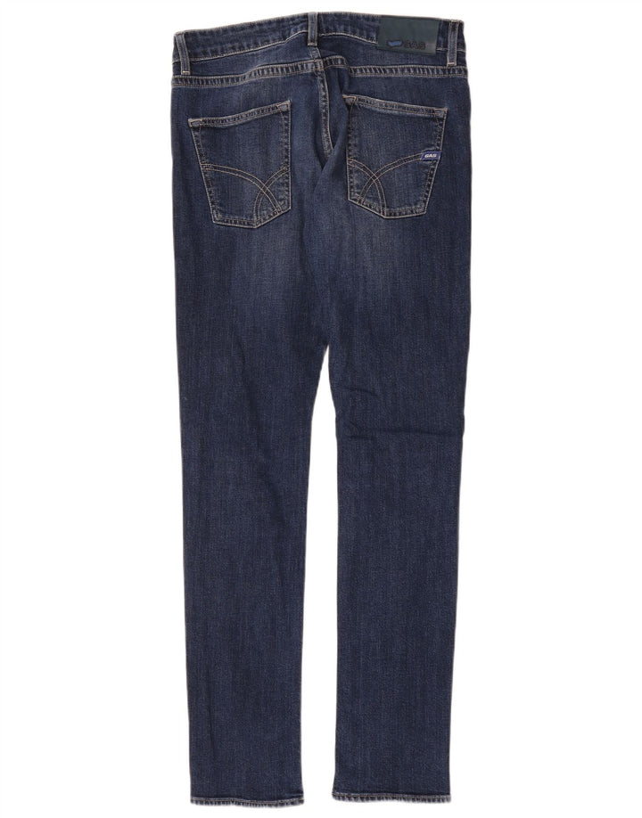 Gas Jean Slim Femme W29 L32 Bleu Coton