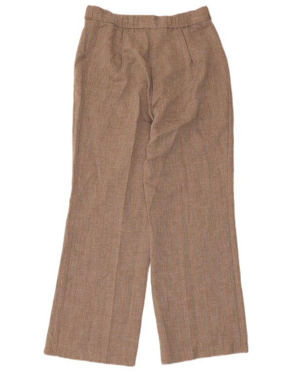 Marks & Spencer Pantalon droit décontracté pour femme UK 10 Small W28 L27 Beige