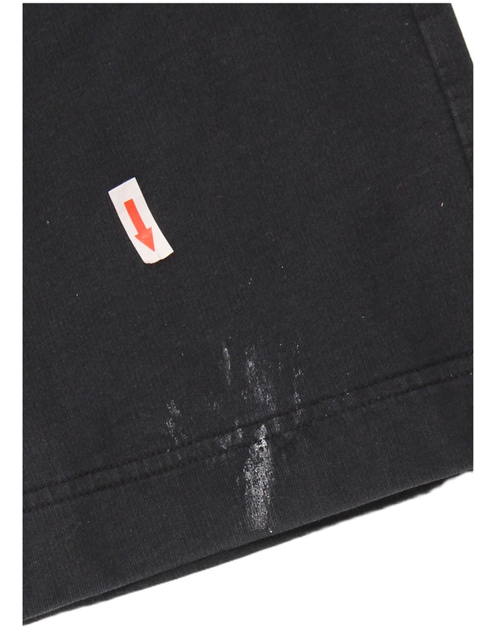 ADIDAS Pantalon de survêtement pour femme UK 12 Medium Noir Coton