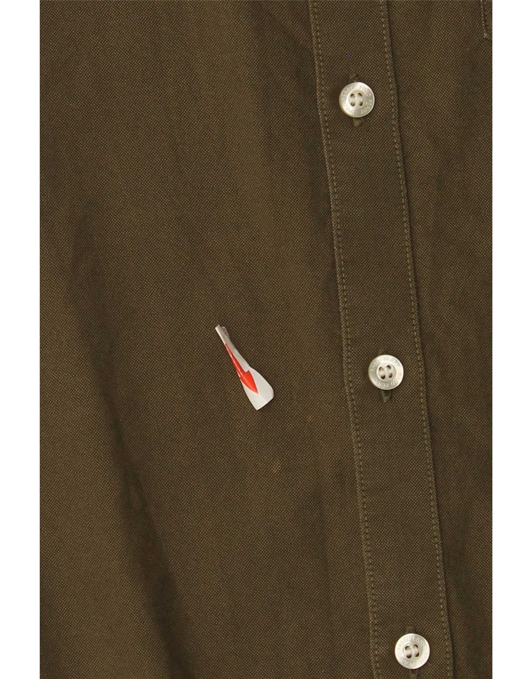 Fred Perry Chemise à manches courtes pour homme Coupe droite Petit coton vert