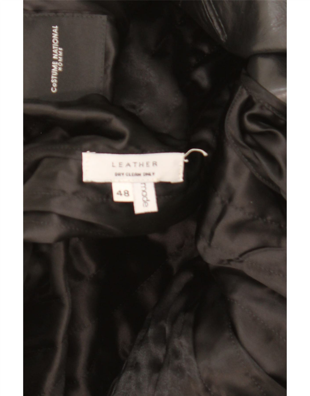 Costume National Veste croisée pour homme IT 48 Medium Noir