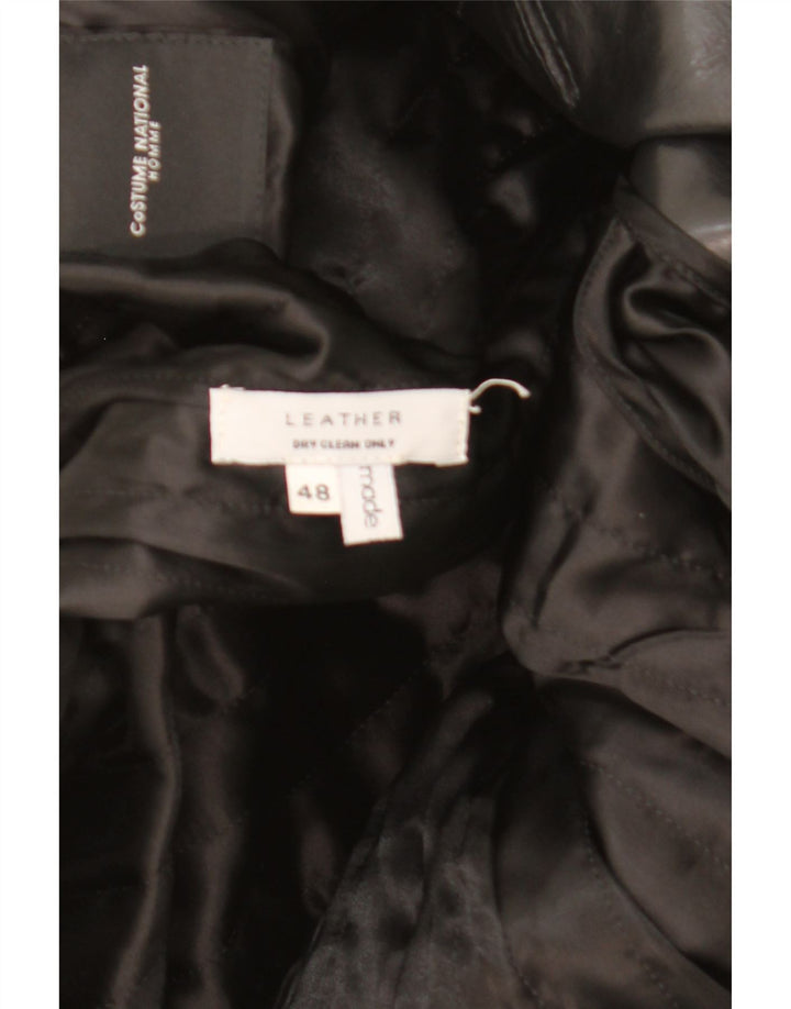 Costume National Veste croisée pour homme IT 48 Medium Noir