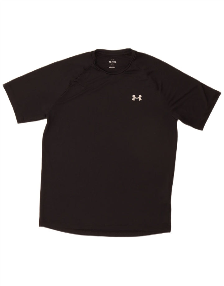 Under Armour T-Shirt Graphique Homme Noir Moyen Polyester