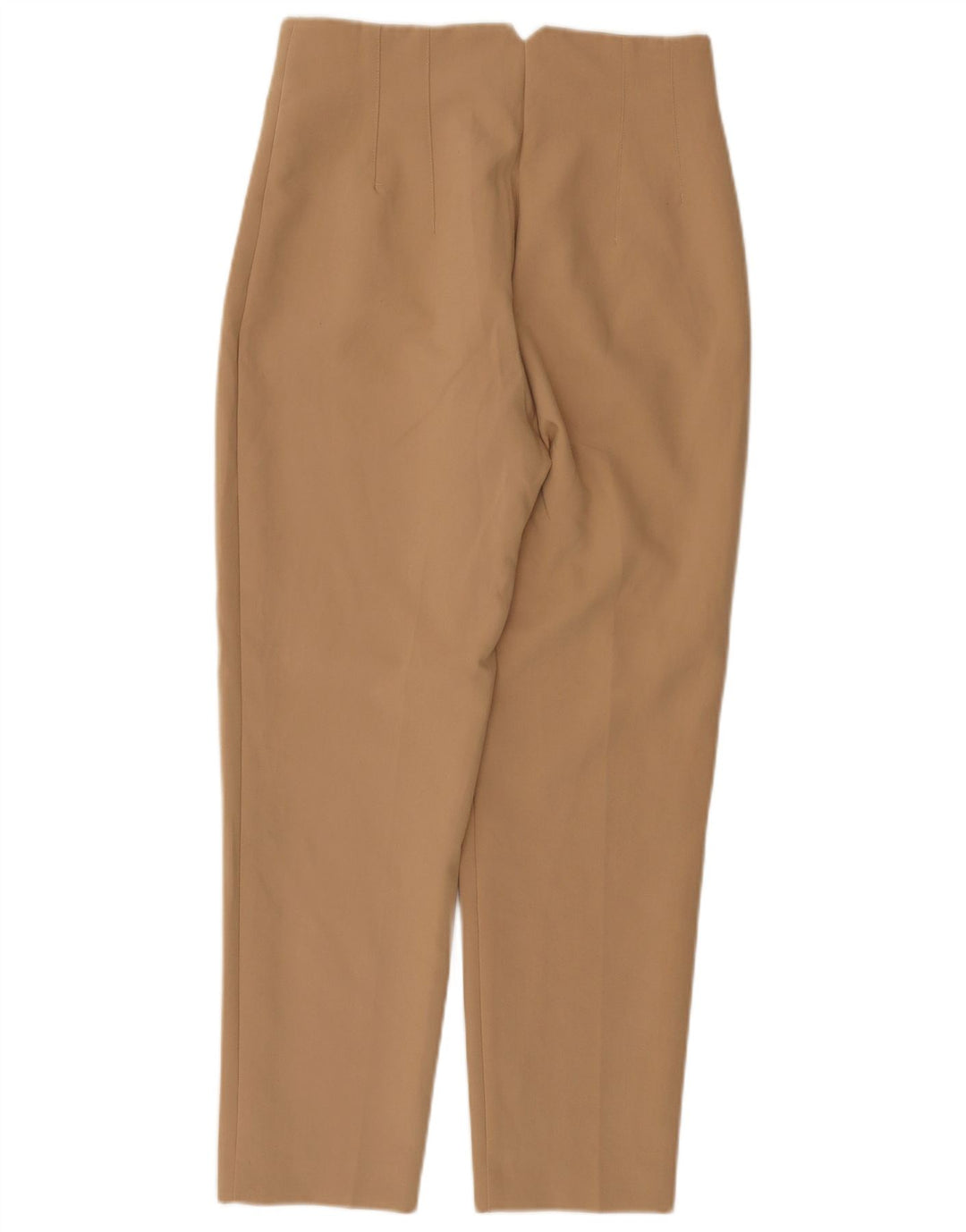 Zara Pantalon Chino Fuselé Femme Moyen W28 L26 Beige Polyester