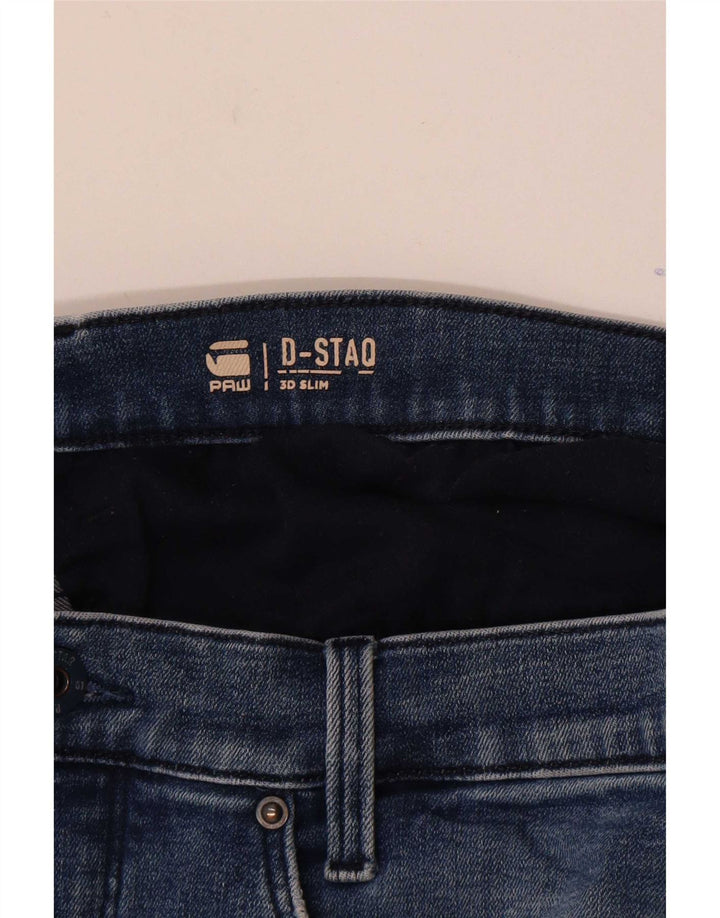 G-Star Jean slim effet vieilli W34 L32 pour homme Bleu