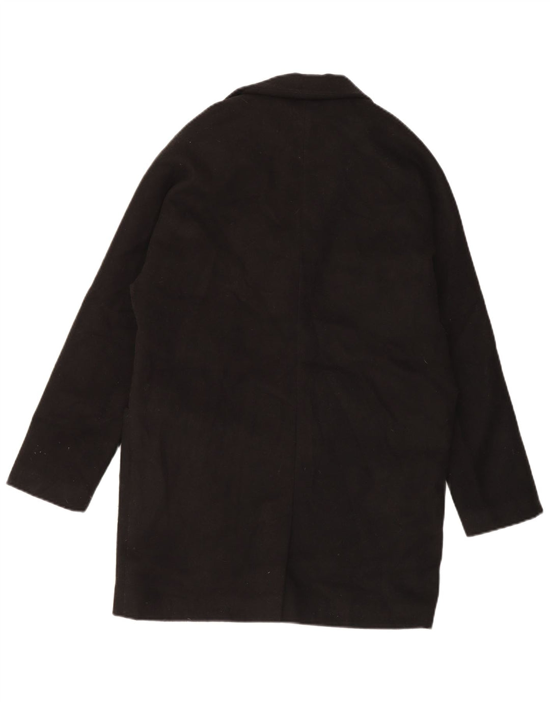 Topshop Veste blazer surdimensionnée pour femme UK 10 Petit Noir Polyester