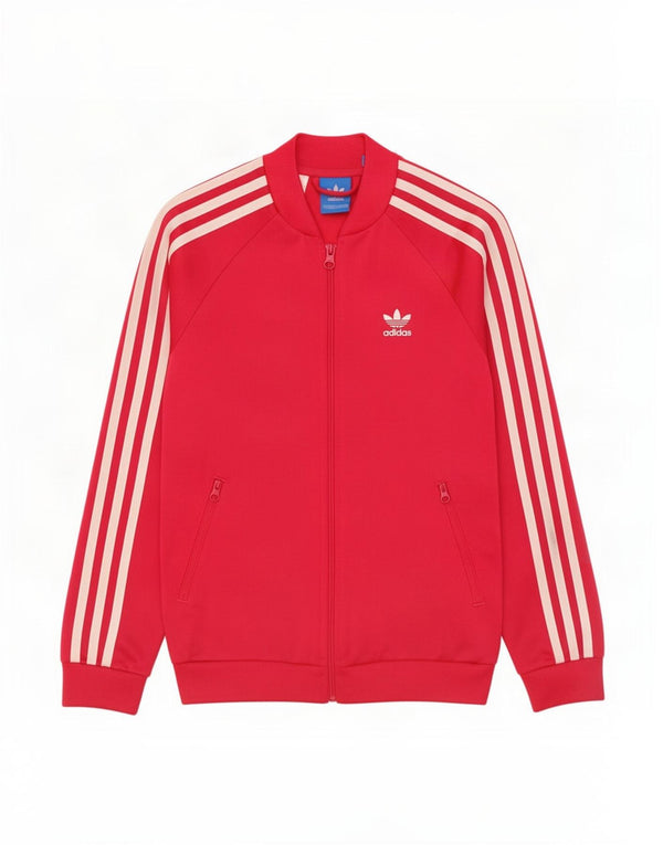Adidas Veste de Survêtement Graphique Fille 11-12 Ans Rouge Polyester